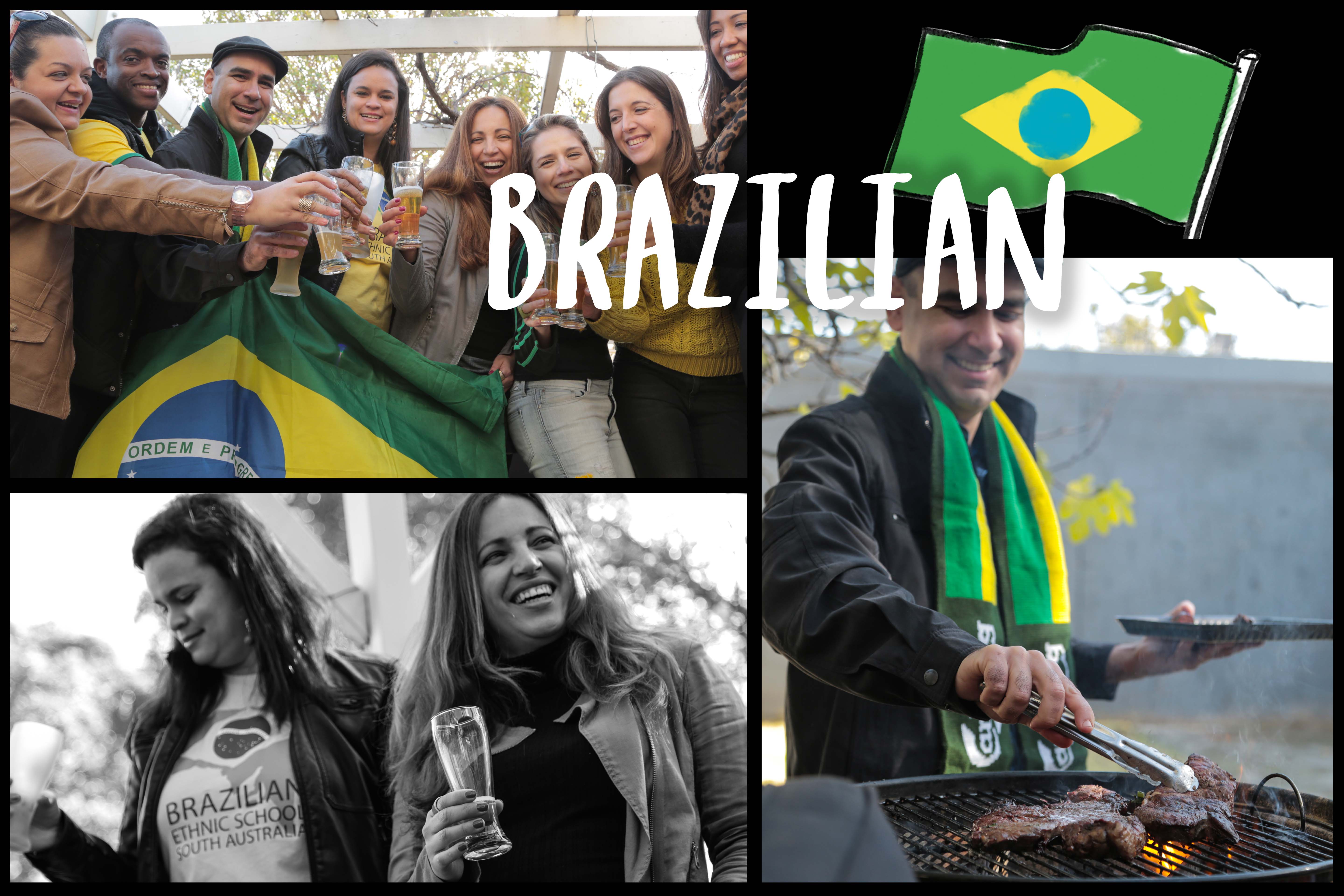 Brazilian cultural collage